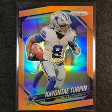 2025 Prizm Football KAVONTAE TURPIN Base Orange /249 #137