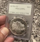 1878-CC United States Morgan Silver Dollar PCGS MS61 DMPL OGH Green Label
