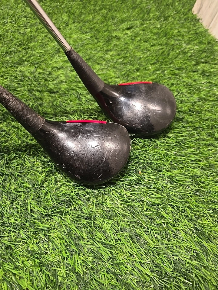 RH PING Karsten I 4 and 5 wood Set OG Grips!  Steel Shafts Regular flex UPC 292 - Image 4 of 4