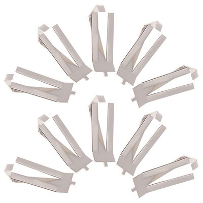 10Pcs Reusable Metal Bed Clips for 3D Printers Stable Glass Bed Retaining Clamps