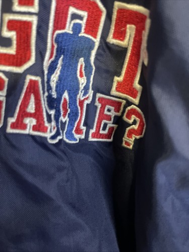 Vintage 90s Steve And Barry's GOT GAME Sportjacke Windbreaker Herren Blau XL - Bild 7 von 8