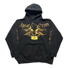 Vintage WWE Randy Orton RKO Black Hoodie Men's Size 2XL Heavyweight Graphic