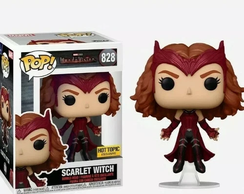 Funko Pop! Scarlet Witch #828 – Hot Topic Exclusive – WandaVision Marvel