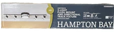 Hampton Bay Greyrock 3.44 ft. Black Integrated LED Hardwired Track Lighting Kit