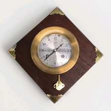 Schatz Schiffsuhr Glasenuhr 8 Tage 7 Jewels