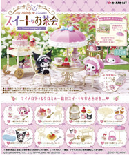 Re-Ment Sanrio my melody  Kuromi Sweet tea party All 8 type Set NEW