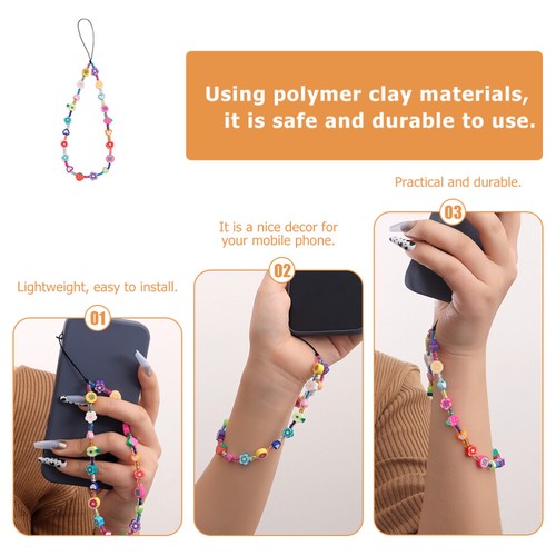 Mobile Phone Chain Women's Universal Neck Strap Wrist Lanyard for - Zdjęcie 8 z 12