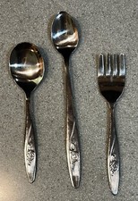 The First Years Baby Vintage Deluxe Stainless Baby Set-Rose Pattern