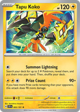 Tapu Koko #65 Prices | Pokemon Surging Sparks | Pokemon Cards