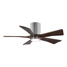 Matthews Fan Atlas Irene-5HLK 5 Blade Paddle Fan w/LED Light Kit, Chrome, 42