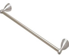 2pack NEW Seasons Anchor Point Brushed Nickel Towel Bar 24"