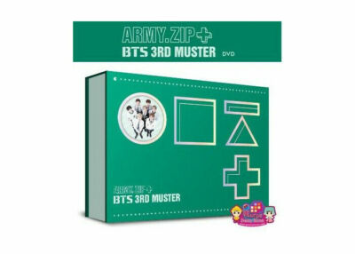 ☆BTS 3rd Muster DVD☆ BTS 3rd Muster Army Zip + Official DVD Full Set 3 Disc +