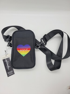 NORDSTROM PHLUID PROJECT Rainbow Heart Tote PROUD Canvas Bag NWT