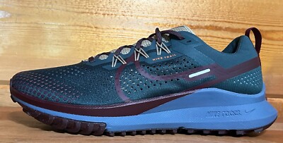 Mens Nike Zoom Pegasus 4 Trail Running Shoes Size 10  DARK JUNGLE/NIGHT MAROON