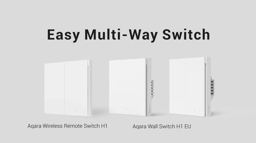 Aqara Wireless Remote Switch H1 (double rocker) - Aqara Hub Required