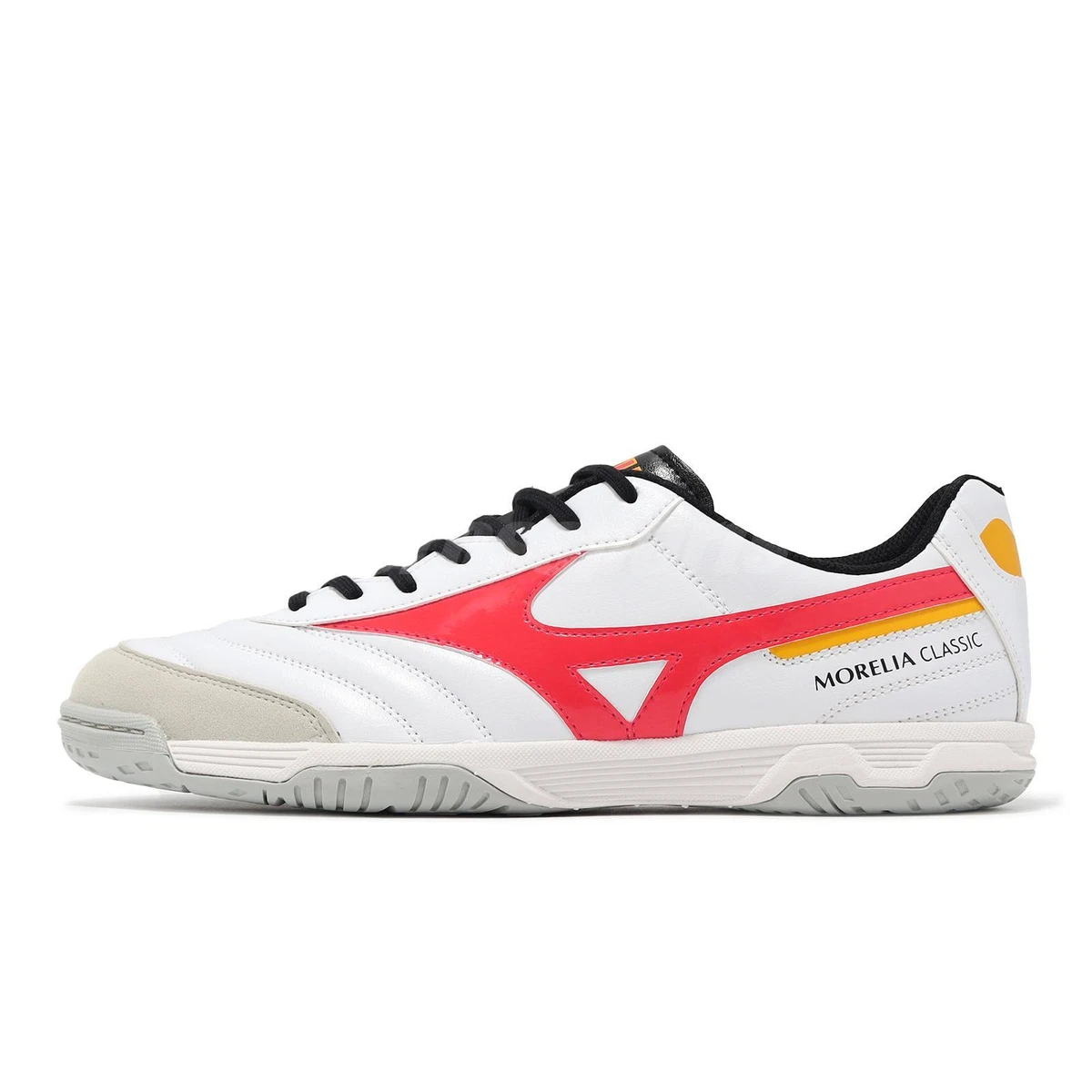 Mizuno Morelia Sala Classic In White Red Men Indoor Soccer Shoes Q1GA2402-91 Mizuno Morelia Sala Classic In White Red Men Indoor Soccer Shoes Q1GA2402-91