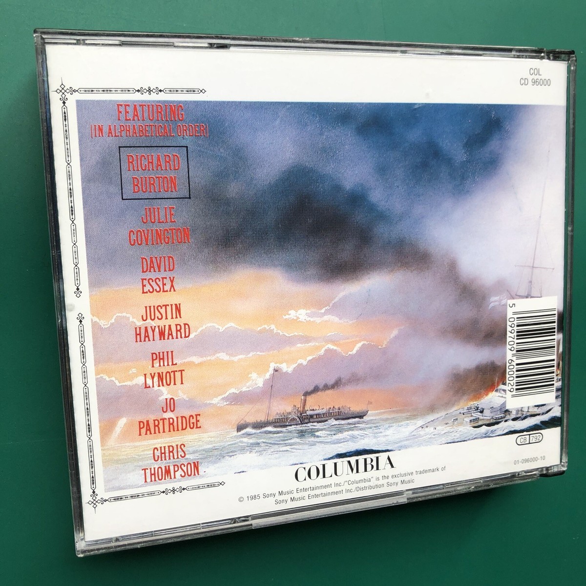 Maxwell 1 Jim, Dave & Cliff Burton CDr盤 Jeff Wayne's ‎WAR OF THE WORLDS Rock 2x CD Richard Burton David