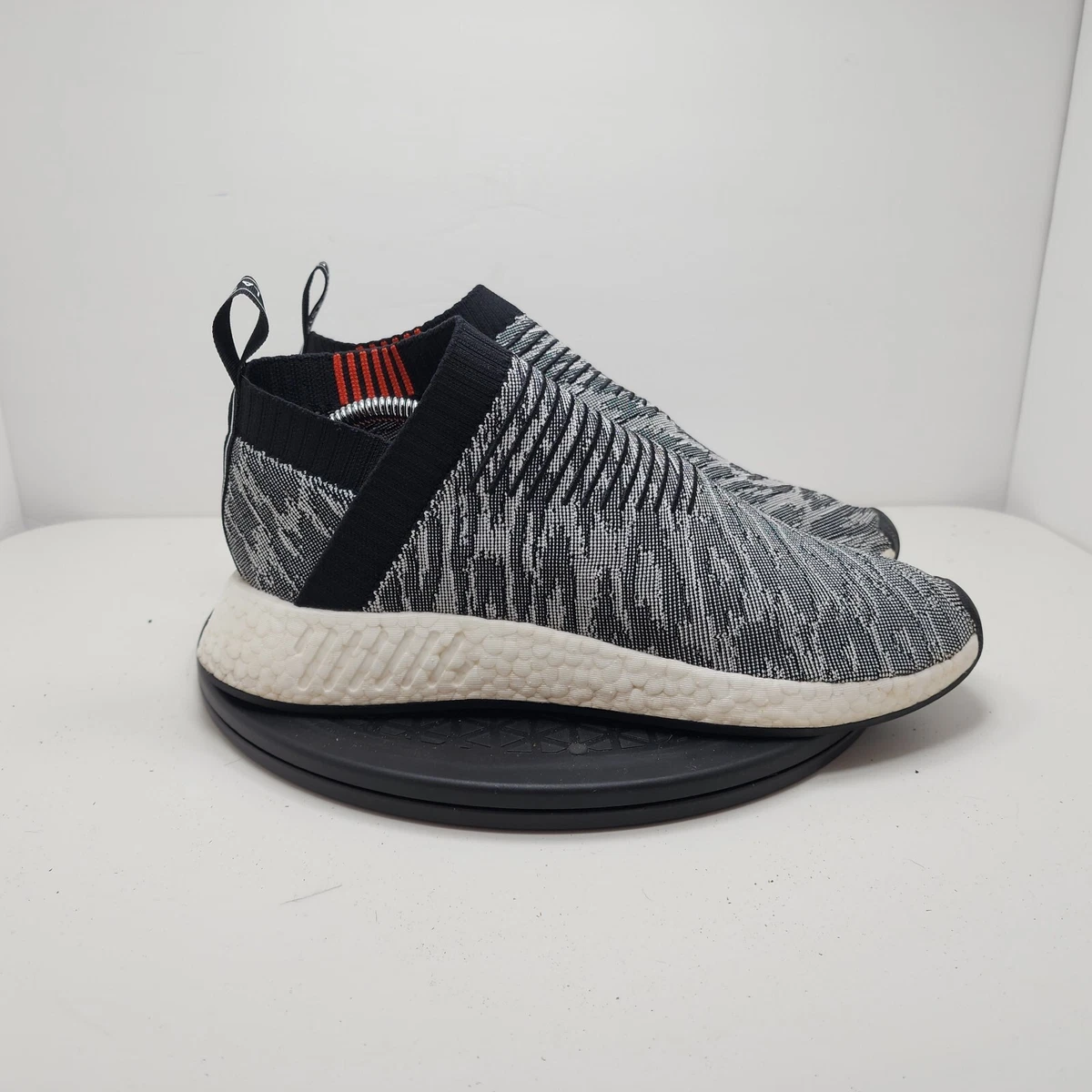 carril antena Intrusión Adidas NMD CS2 Mens 11 Primekinit &#039;Glitch&#039; Black Red White Boost  Midsole, BZ0515 | eBay