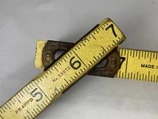Vintage Stanley Folding 6-Foot Wood Rule 35-106 Ruler - Collapsible Yard STick