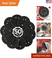 Multi-Grit Silicon Carbide Sanding Discs 5-Inch - 50PCS for Metal & Auto Sanding
