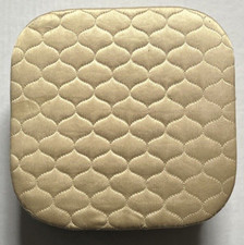 Vintage Blush Satin Quilted Storage Box