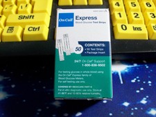 On Call Express G135 10d Blood Glucose Test Strips For Sale Online Ebay