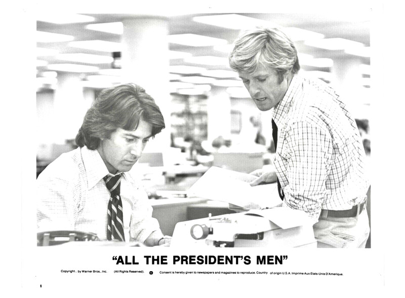 3 Movie Stills  " Out Of Africa ,All the Presidents  Men,Brubaker,8x10,Blk & Wht