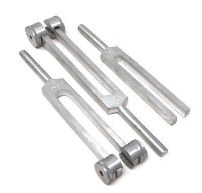 5 Tuning Forks Diagnostic Set – Chiropractor Medical Exam Tools – Blac