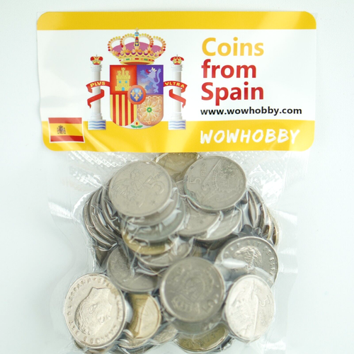 Spanish Coin Collection Set 0.7LB 65 Random Coins from Spain eBay