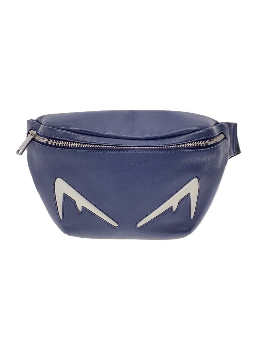 FENDI Waist Bag Monster Bug's Eye Leather Navy Solid Used | eBay FENDI Waist Bag Monster Bug's Eye Leather Navy Solid Used | eBay