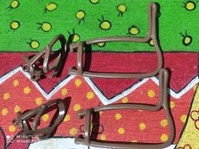 PLAYMOBIL x4 STÜCK Zügel Düsen braun 3. Generation Pferde West Bauernhof