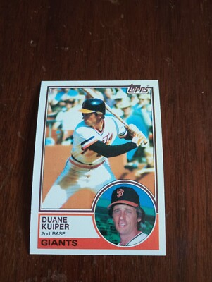 1983 Topps #767 Duane Kuiper (NM-MT)