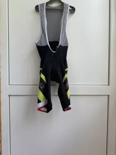 Castelli Free Aero Race 2 Bibshorts Black  Large Rosso Corsa Size L