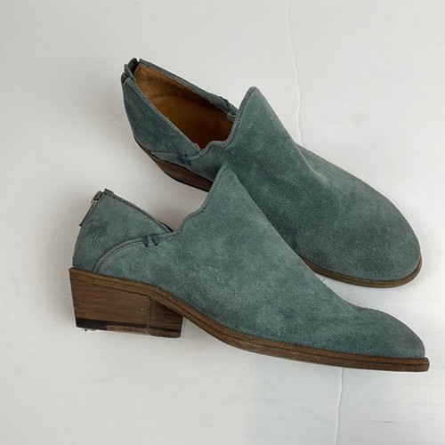 FRYE CARSON SHOOTIE LOW ANKLE BLUE 