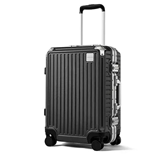FIGESTIN Carry On Luggage Airline Approved, Aluminum 20