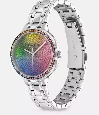 Coach Josie Watch, 34 Mm Stainless Steel, (Rainbow Face) COACH® Outlet | Josie Watch, 34 Mm main image 3