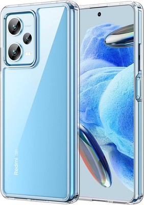 JETech Hülle für Xiaomi Redmi Note 12 Pro 5G, Stoßfest, Transparent, PC