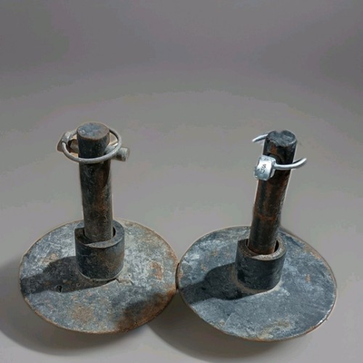 #ad 2 HEAVY DUTY SNOWPLOW SHOES PLOW CAST IRON BOSS SNOW EX No washers $73.68