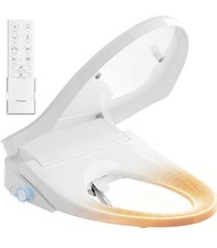 BNIB Elongated Electric Spa Bidet Soft Close Dryer Light Remote Toilet Seat 240