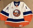 Jakub Skarek 2024-2025 Game Worn New York Islanders Jersey - NHL Debut Matched