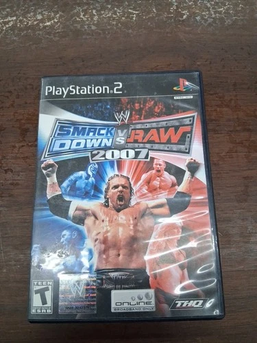 WWE SmackDown vs. Raw 2007 (Sony PlayStation 2, PS2) CIB Complete WWF Wrestling