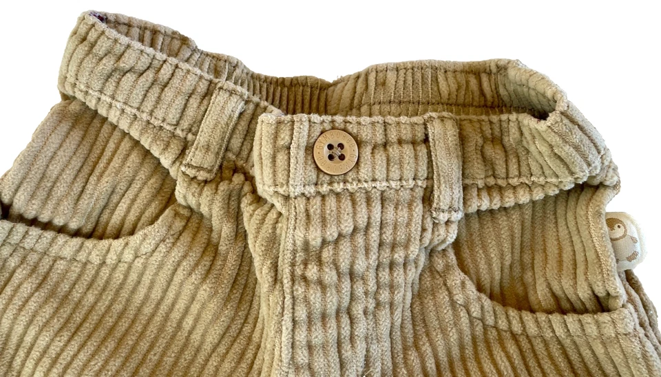 Pantalón Gymboree Layette 2007 Holiday Friends Penguin ancho ballena pana puño 0-3M Foto 2 de 4