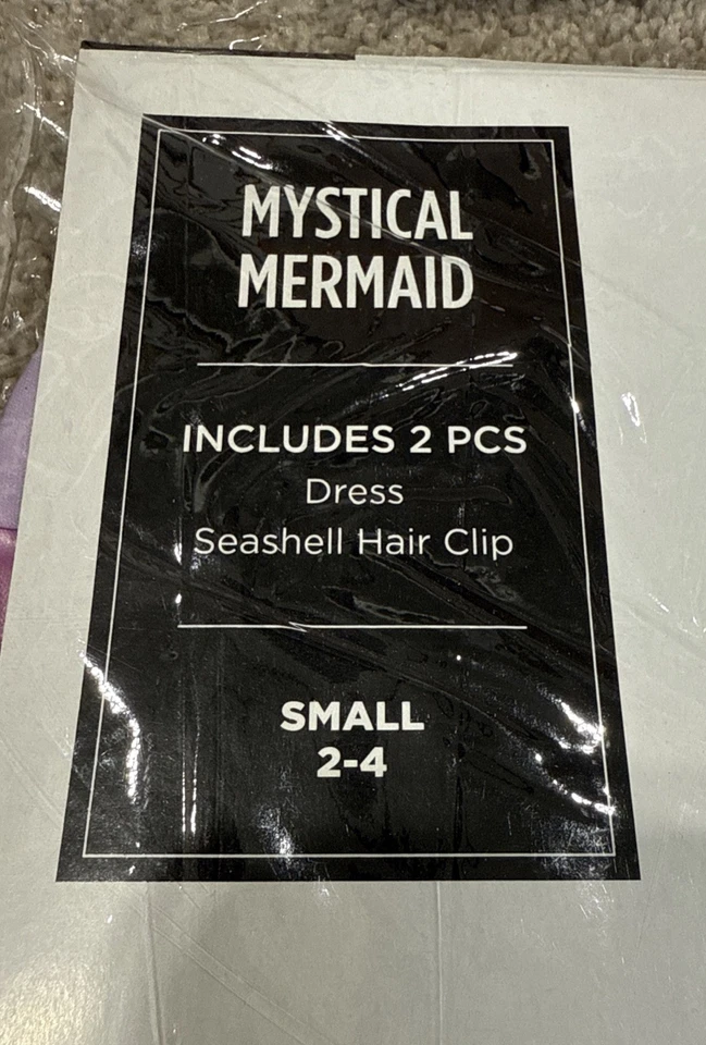 Disfraz de sirena mística para mujer talla pequeña 2-4 Foto 2 de 4