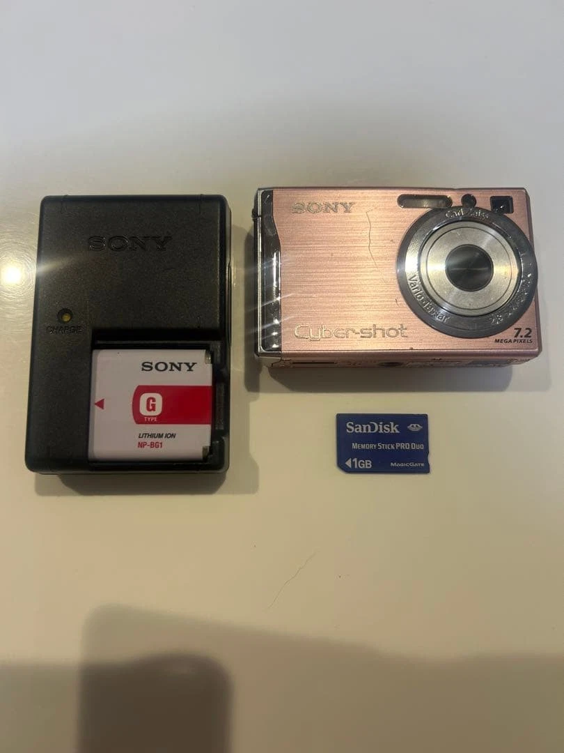 【動作美品】SONY DSC-W80 Cyber shot 0107 Sony Digital Camera Cyber-shot DSC-W80 P Pink Japanese Only | eBay