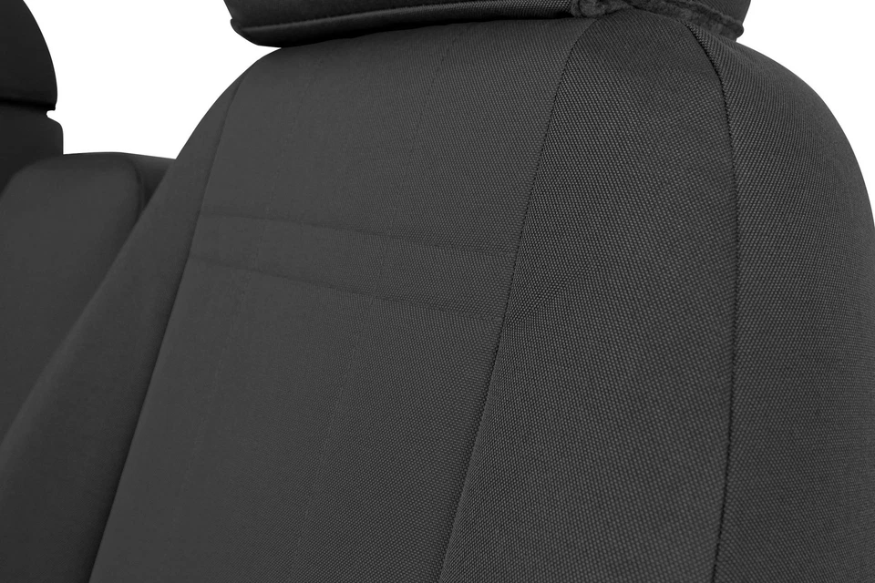 For Ford Expedition 07-10 Cordura 1st Row Black & Black Custom Seat Covers Foto 3 de 3