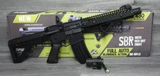 Crosman DPMS SBR Full Auto Co2 Air Rifle 177 Caliber BB Red Dot Sight 
