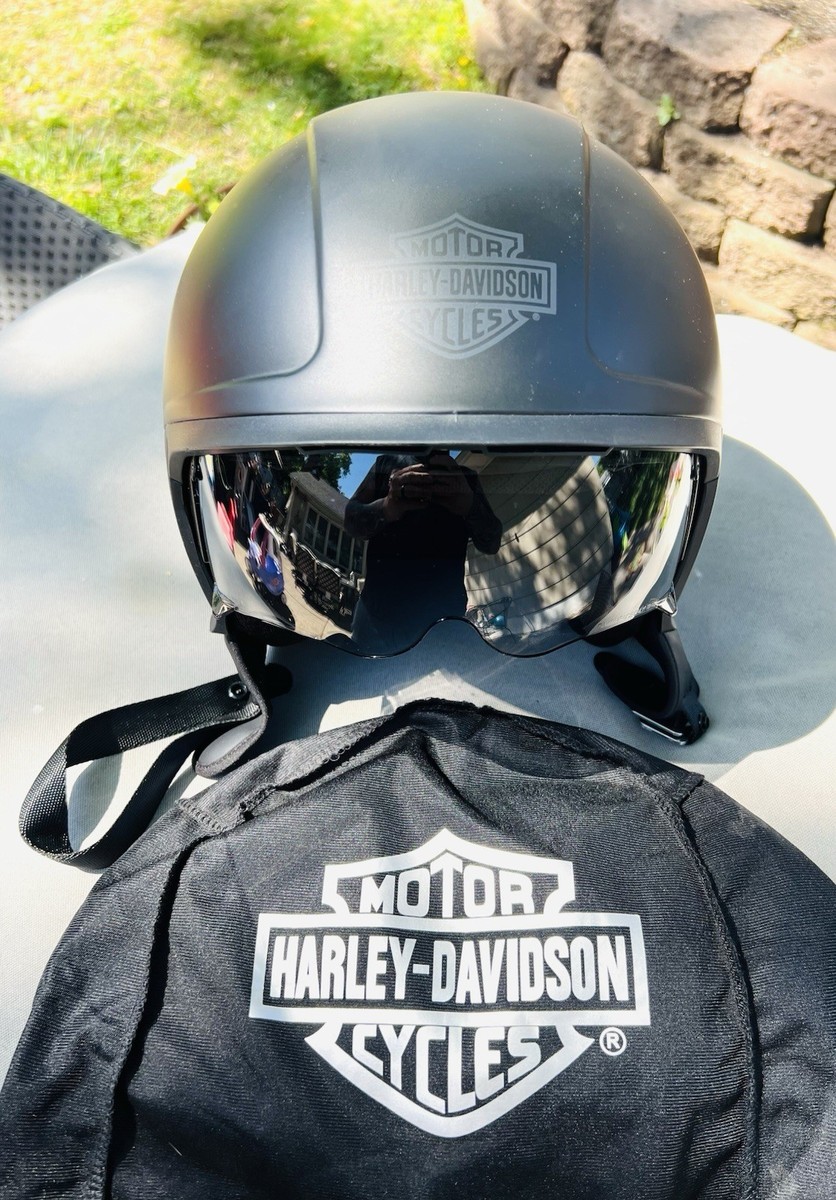 Harley Davidson Delton Sun Shield J04 5/8 Half Helmet/98308-17VX