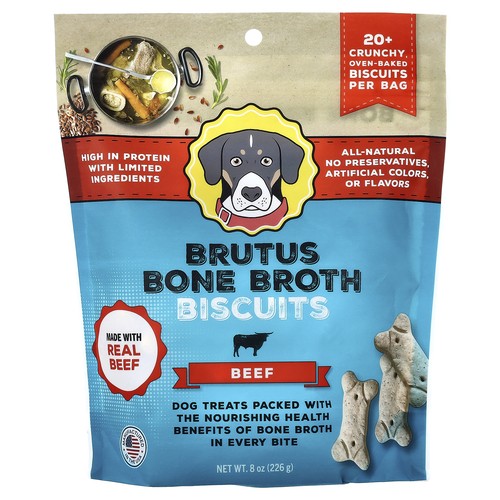 Biscuits, For Dogs, Beef, 8 oz (226 g)