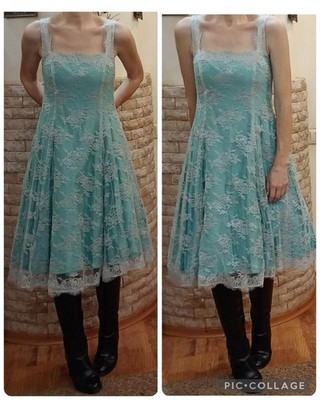 Women Bridge Dress Silver Silk S
