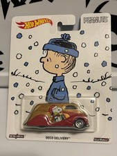 Hot Wheels, PEANUTS, Premium, Real Riders, DECO DELIVERY, Snoopy, Charlie Brown,